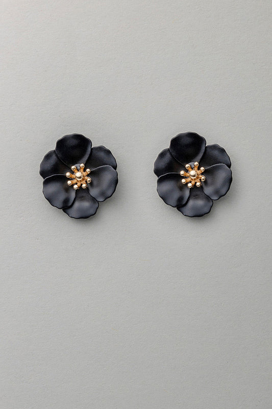 FLOWER SMALL PEARL BLACK