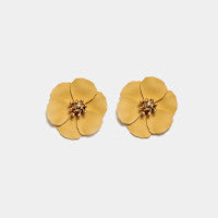 FLOWER SMALL MATT YELLOW