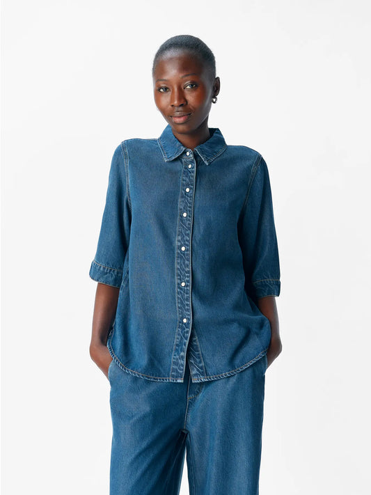 FRAME SHIRT DARK DENIM