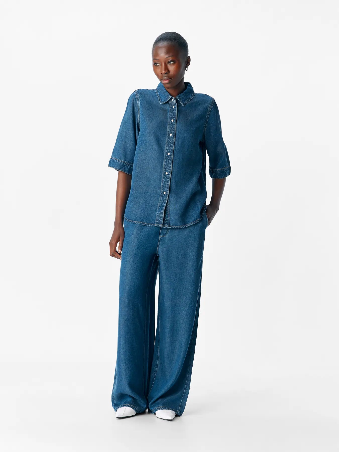 FRAME SHIRT DARK DENIM