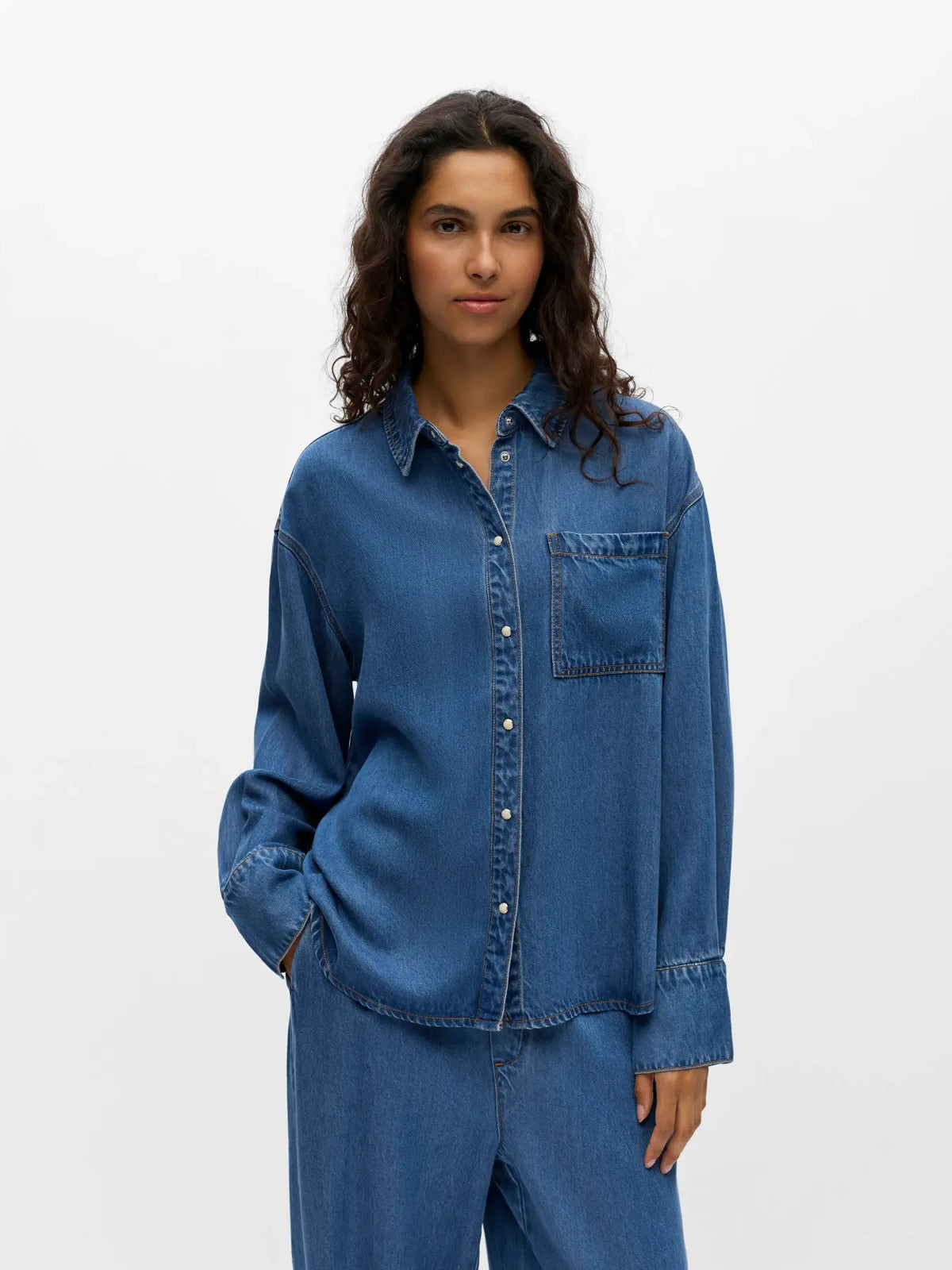 FRAME SHIRT MEDIUM DENIM