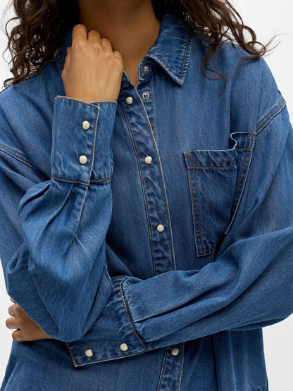 FRAME SHIRT MEDIUM DENIM