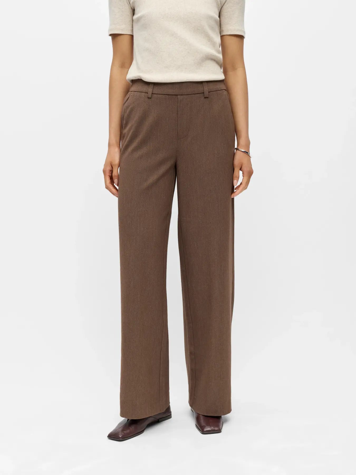 LISA WIDE PANT FOSSIL