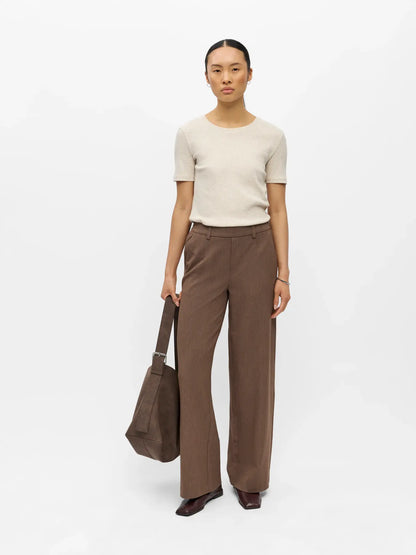 LISA WIDE PANT FOSSIL