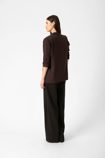 SHIRLEY BLAZER CHOCOLATE