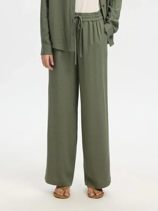 VIVA PANT DEEP LICHEN GREEN