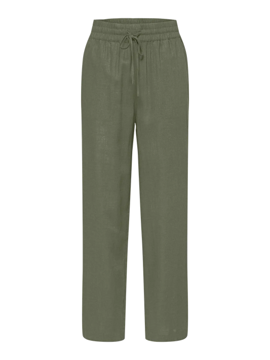 VIVA PANT DEEP LICHEN GREEN