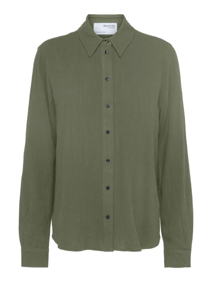 VIVA SHIRT DEEP LICHEN GREEN