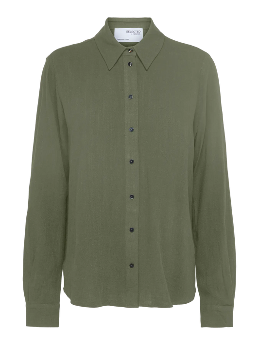 VIVA SHIRT DEEP LICHEN GREEN
