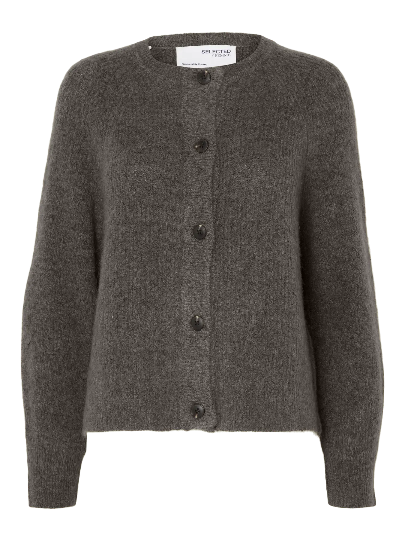 LULU CARDIGAN GREY MELANGE