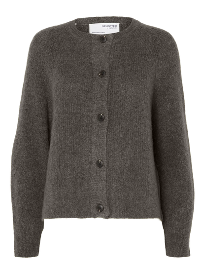 LULU CARDIGAN GREY MELANGE