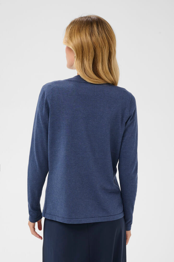 MILAS TIE CARDIGAN INDIGO
