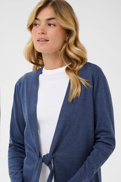 MILAS TIE CARDIGAN INDIGO