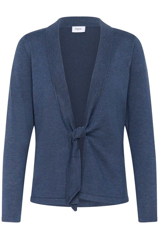MILAS TIE CARDIGAN INDIGO