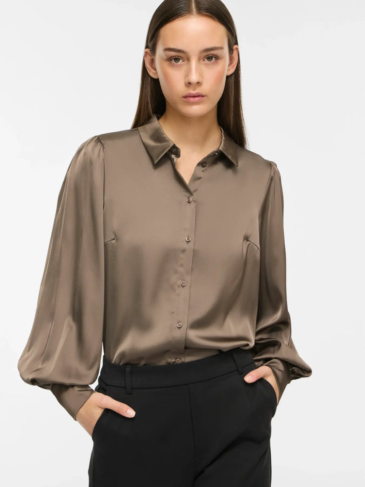 VIENNA RAVENNA BALLOON SHIRT FALCON