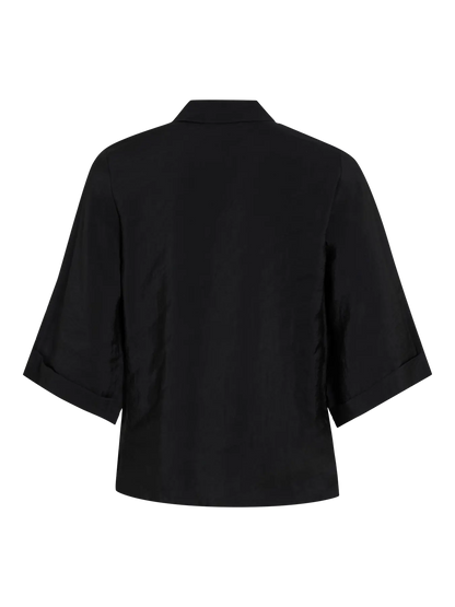 VIHULA 3/4 SHIRT BLACK