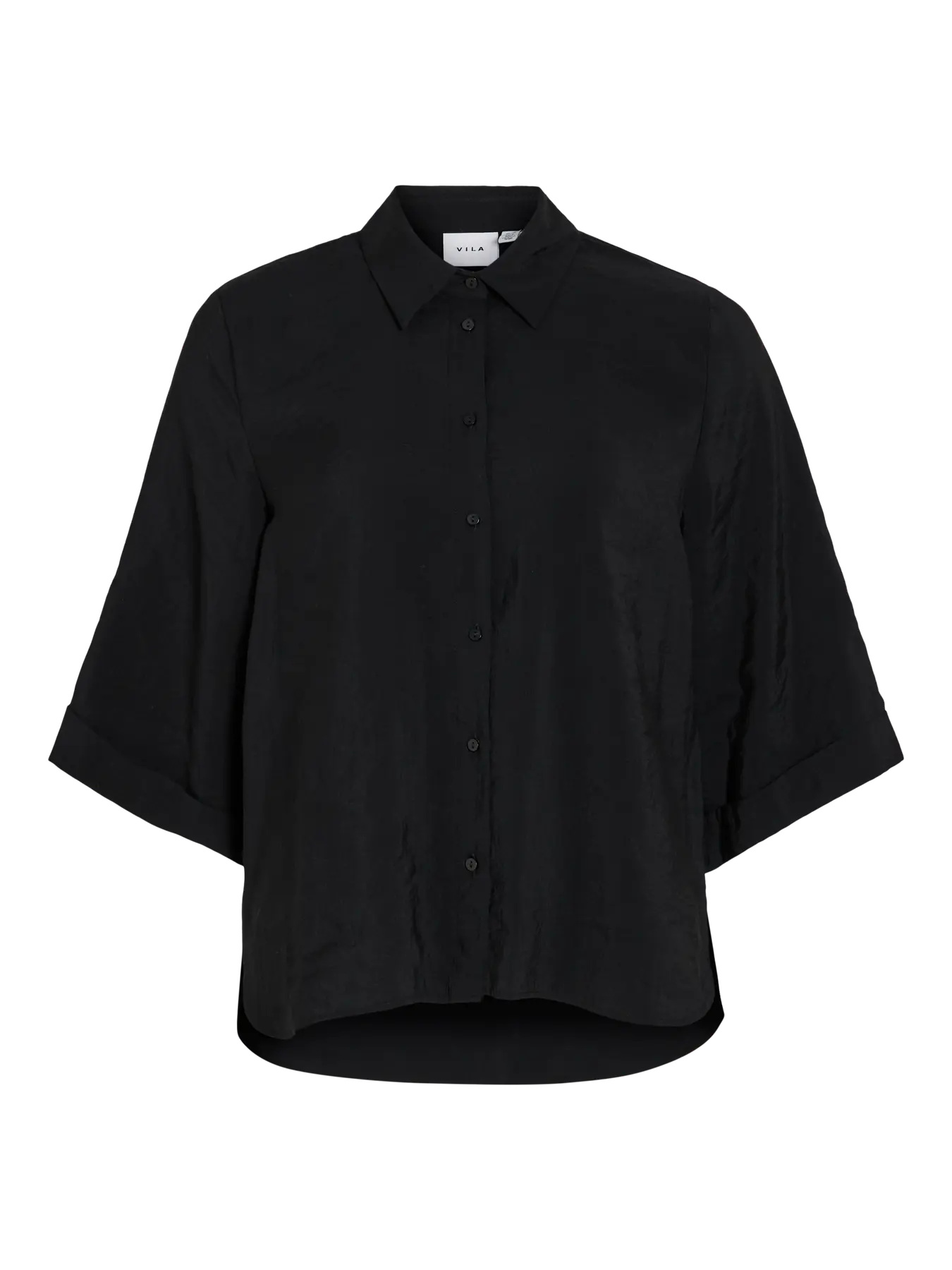 VIHULA 3/4 SHIRT BLACK