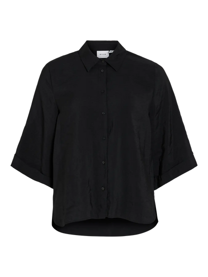 VIHULA 3/4 SHIRT BLACK