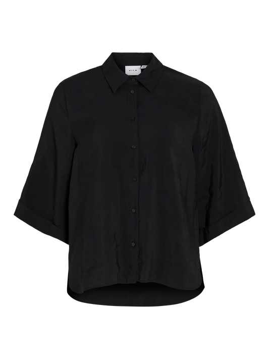 VIHULA 3/4 SHIRT BLACK