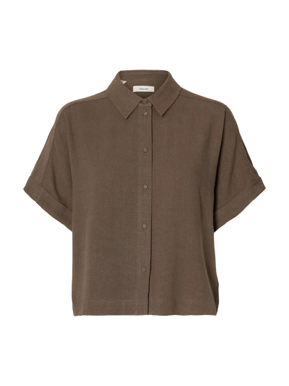VIVA CROPPED SHIRT CHOCOLATE CHIP