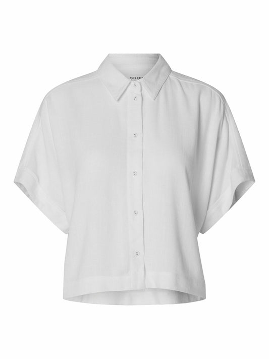 VIVA CROPPED SHIRT WHITE