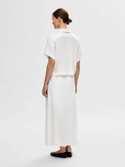 VIVA CROPPED SHIRT WHITE