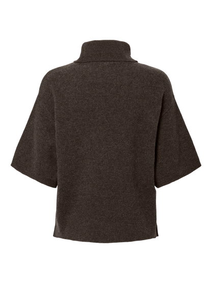 EMILA 2/4 WOOL KNIT BROWN